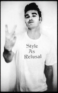 An ironed Stewart Lee