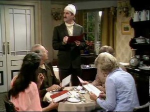 So that's two egg mayonnaise, a prawn Goebbels, a Herman Goering and four Colditz salads