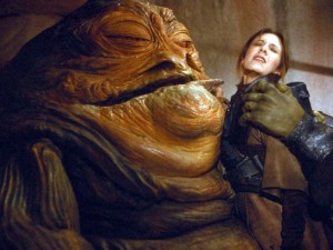 Only joking – it's Nerd Bait poster boy, Jabba the Hutt.