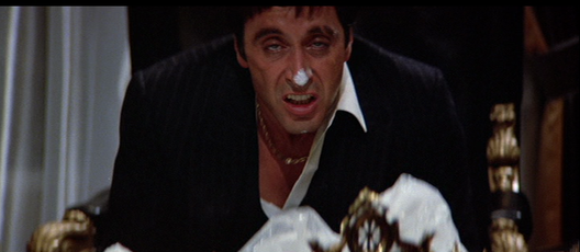 No! Naughty Scarface! You'll have a massive stroke!